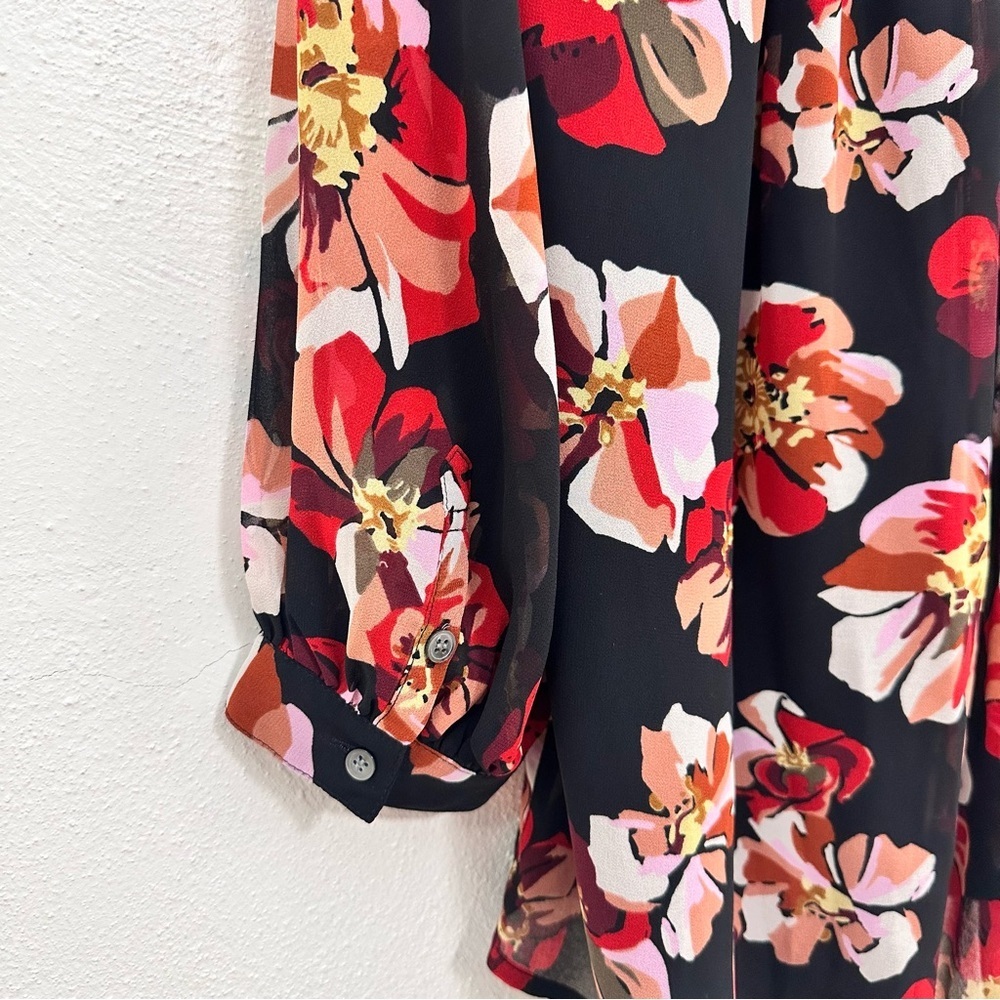 Madewell Balloon Sleeve Floral Blouse - Picture 5 of 6